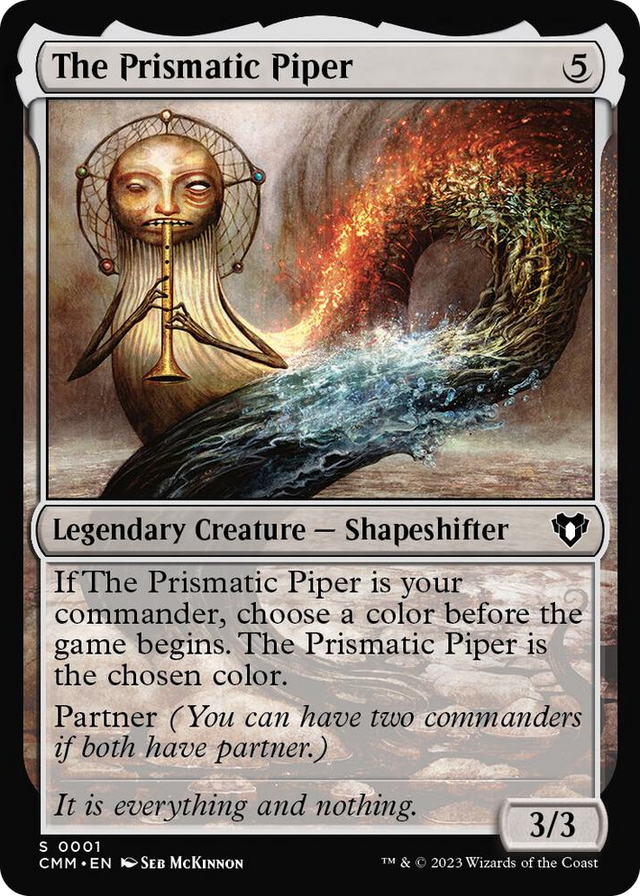 0001 The Prismatic Piper S Commander Masters