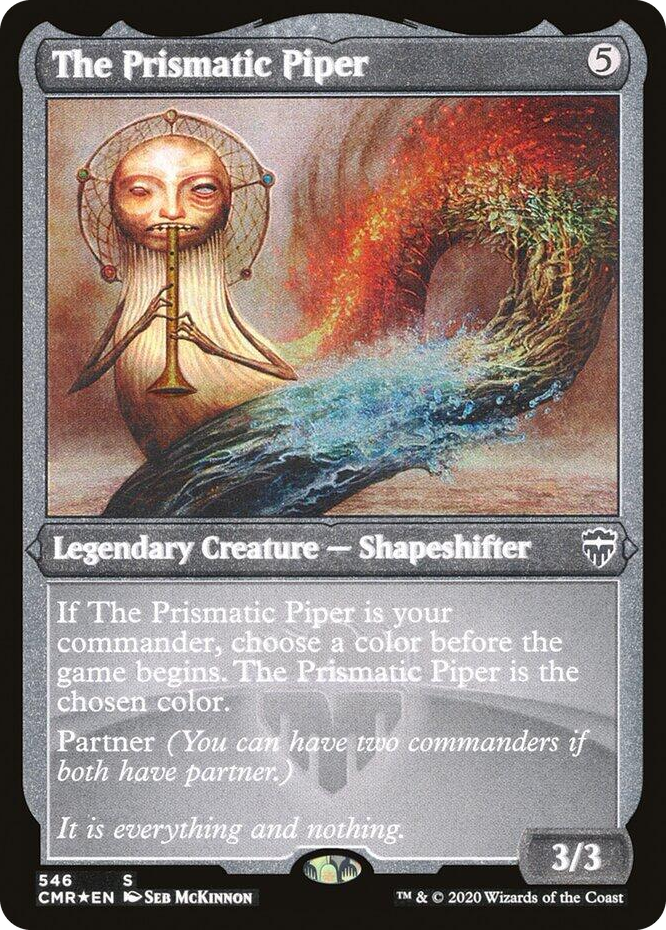 0546 The Prismatic Piper (Foil Etched) S Commander Legends