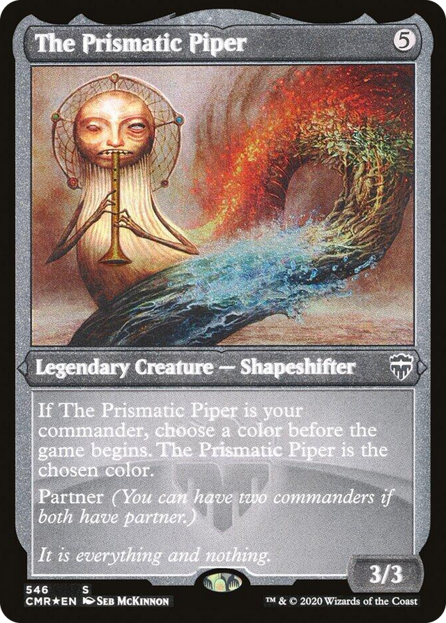0546 The Prismatic Piper (Foil Etched) S Commander Legends