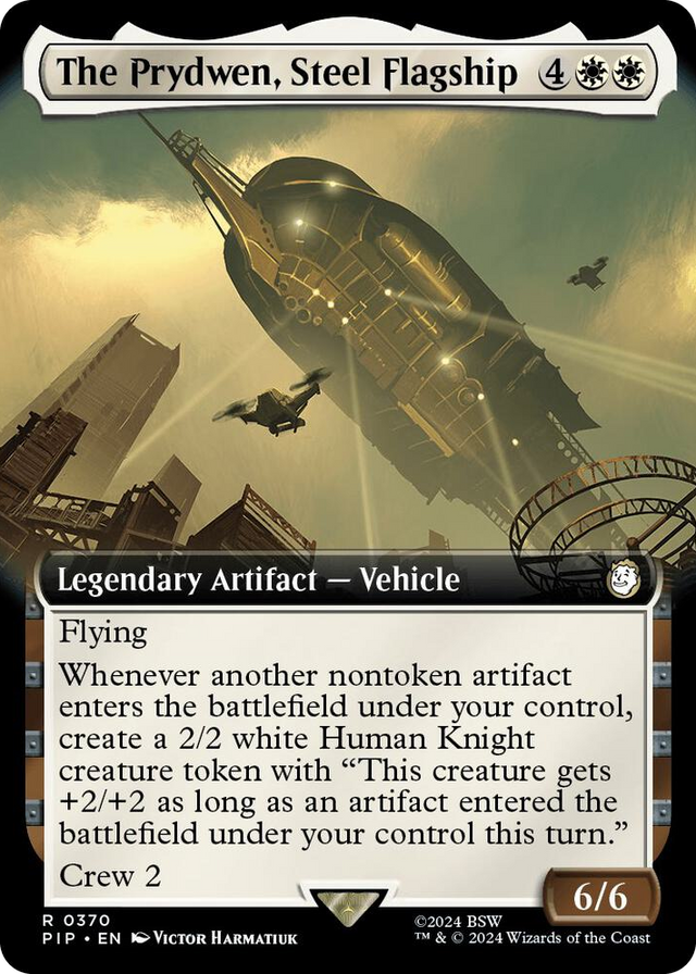 0370 The Prydwen, Steel Flagship (Extended Art) R Universes Beyond: Fallout