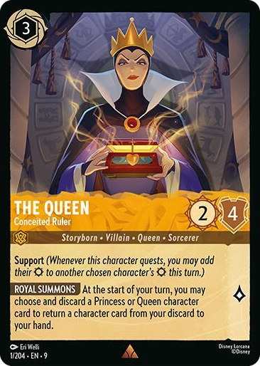 0001 The Queen - Conceited Ruler Rare Fabled