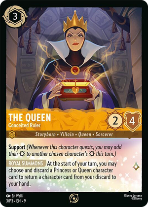0003 The Queen - Conceited Ruler Promo Disney Lorcana Promo Cards