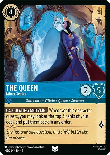 0149 The Queen - Mirror Seeker Uncommon Fabled