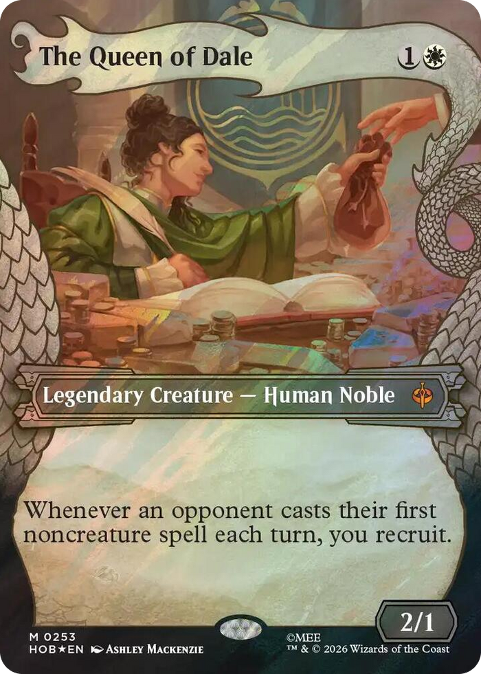 The Queen of Dale (Showcase) (Surge Foil) #253 M - The Hobbit Pokemon card