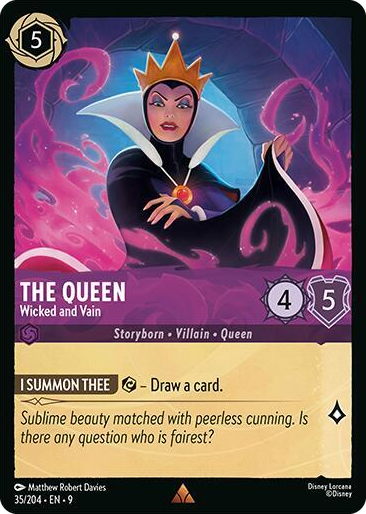 0035 The Queen - Wicked and Vain Rare Fabled