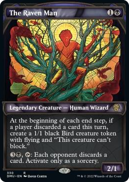 0330 The Raven Man (Textured Foil) R Dominaria United