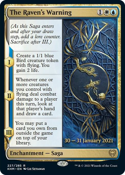 The Raven's Warning #227 R - Prerelease Cards Pokemon card