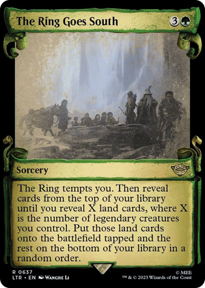 0637 The Ring Goes South (Showcase Scrolls) R Universes Beyond: The Lord of the Rings: Tales of Middle-earth