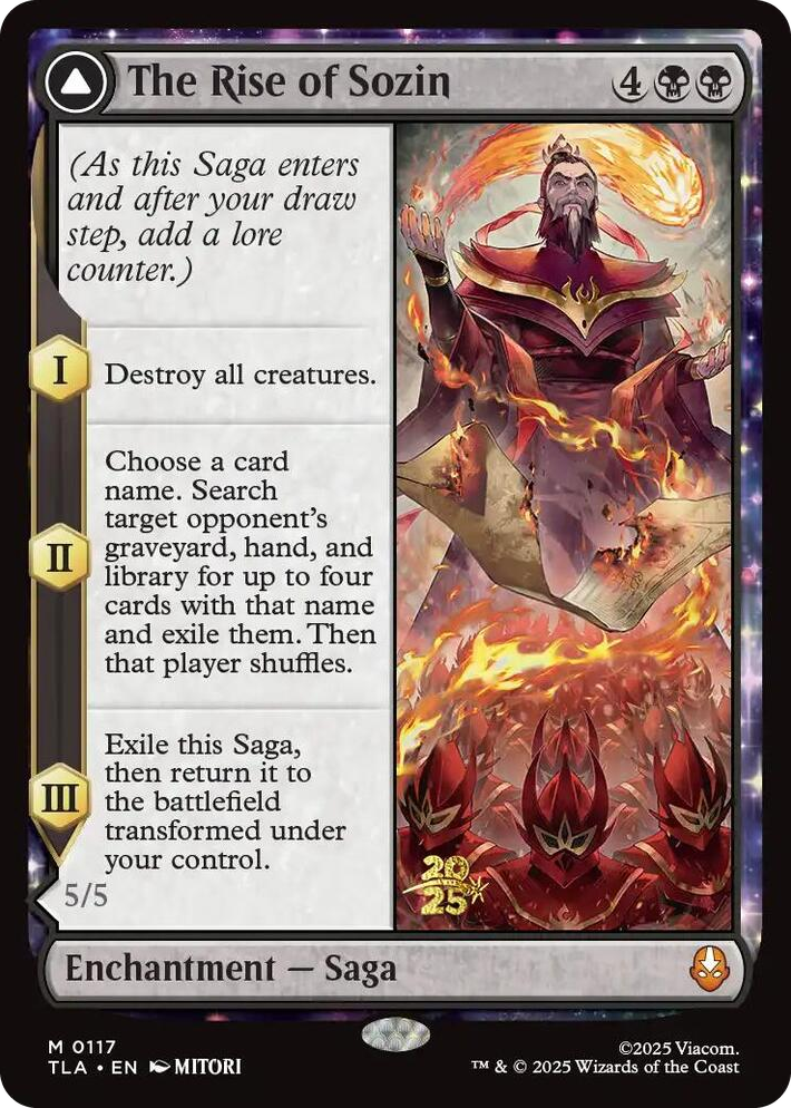 0117 The Rise of Sozin M Prerelease Cards