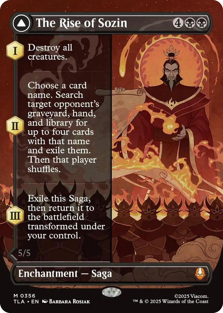 0356 The Rise of Sozin (Borderless) M The Last Airbender
