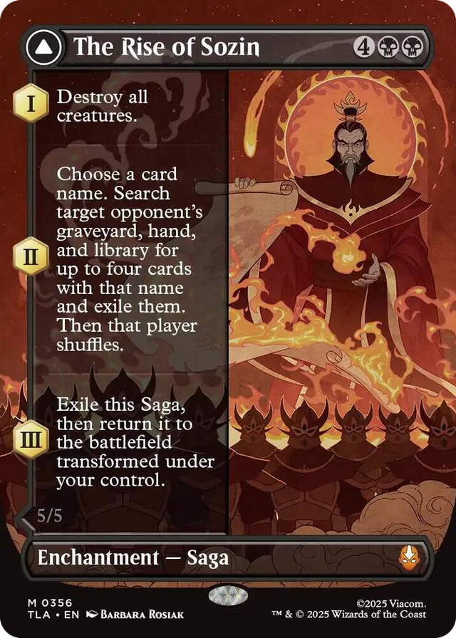0356 The Rise of Sozin (Borderless) M The Last Airbender