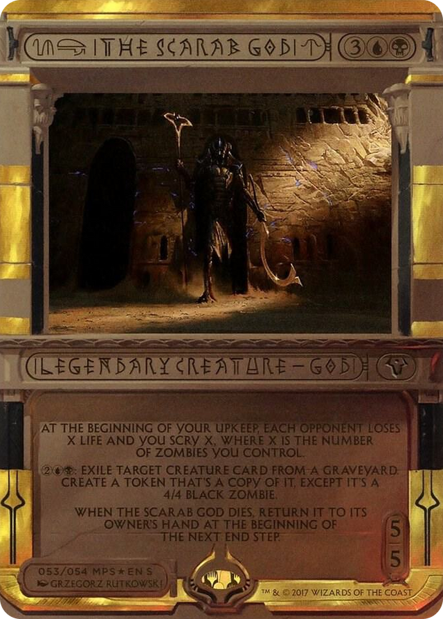 0053 The Scarab God M Masterpiece Series: Amonkhet Invocations