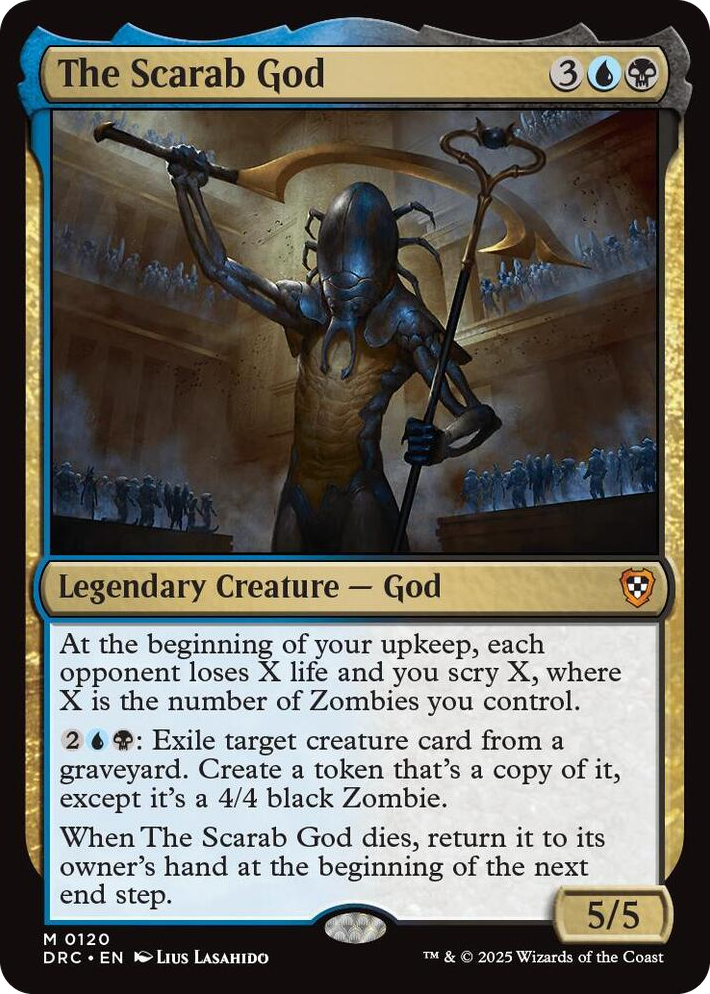 0120 The Scarab God M Commander: Aetherdrift