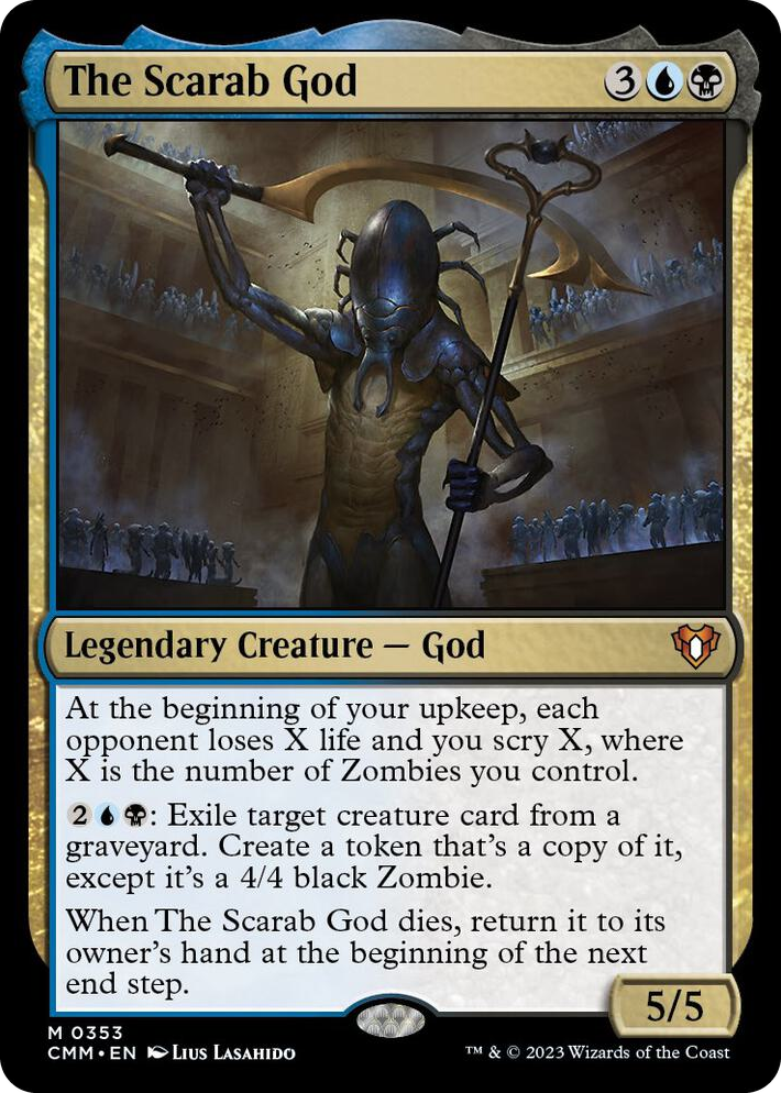0353 The Scarab God M Commander Masters