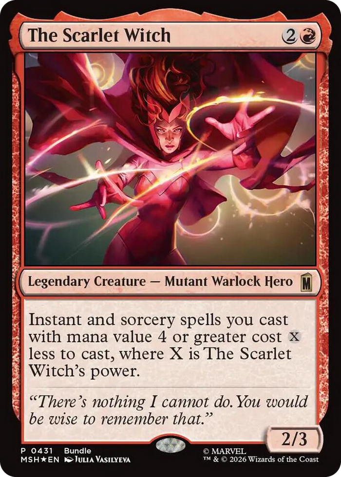 The Scarlet Witch #431 P - Unique and Miscellaneous Promos Pokemon card