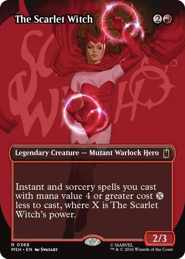 0368 The Scarlet Witch (Borderless) R Marvel Super Heroes