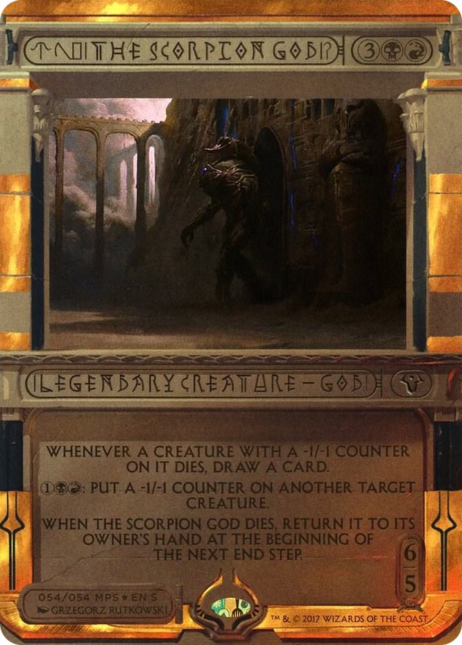 The Scorpion God #54 M - Masterpiece Series: Amonkhet Invocations Pokemon card