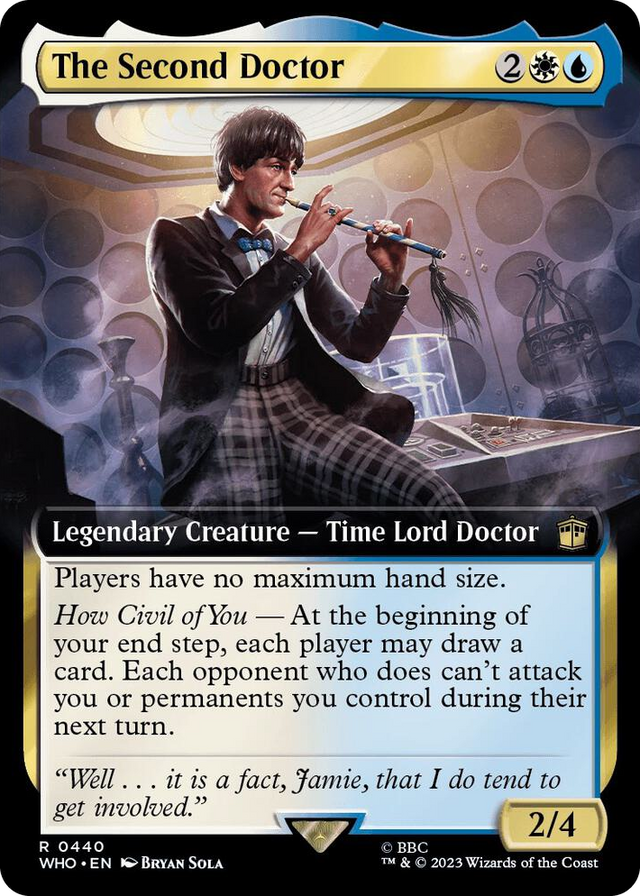 0440 The Second Doctor (Extended Art) R Universes Beyond: Doctor Who