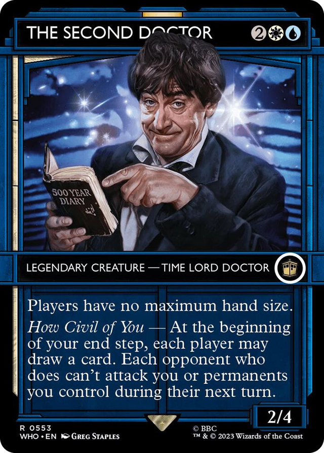 0553 The Second Doctor (Showcase) R Universes Beyond: Doctor Who