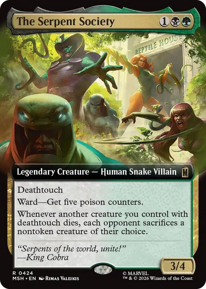 0424 The Serpent Society (Extended Art) R Marvel Super Heroes
