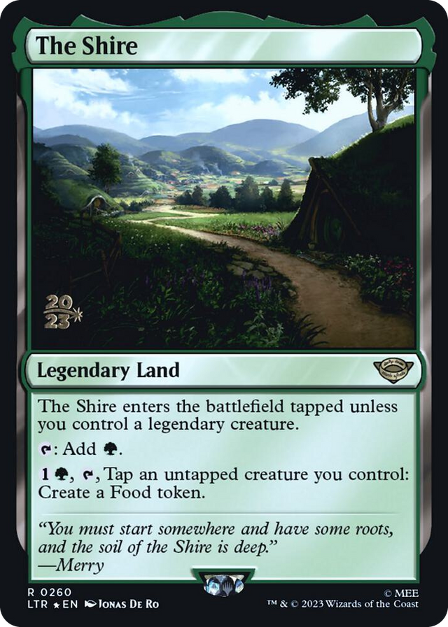 0260 The Shire R Prerelease Cards