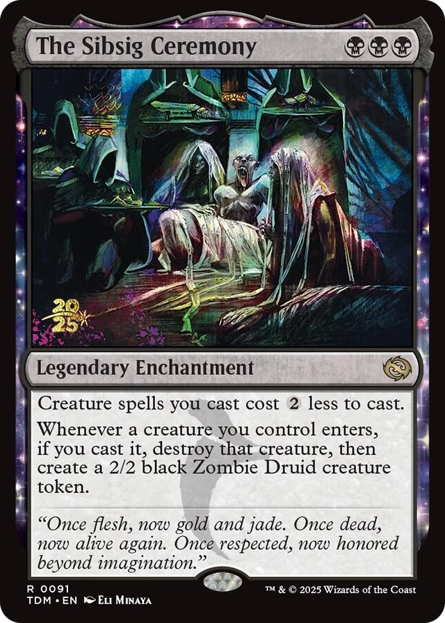 The Sibsig Ceremony #91 R - Prerelease Cards Pokemon card