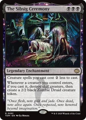 0091 The Sibsig Ceremony R Promo Pack: Tarkir: Dragonstorm