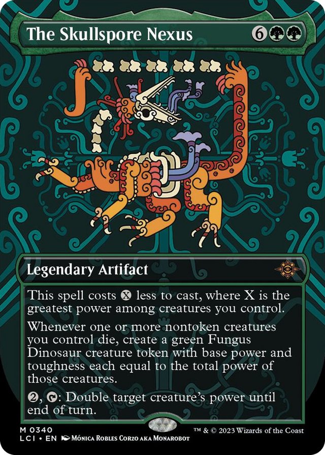 0340 The Skullspore Nexus (Borderless) M The Lost Caverns of Ixalan