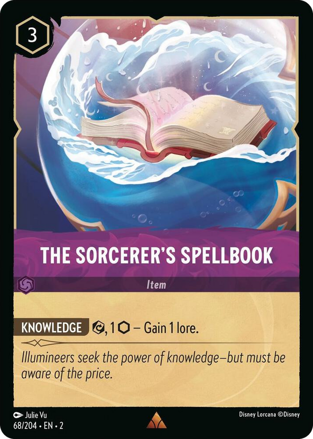 0068 The Sorcerer's Spellbook Rare Rise of the Floodborn