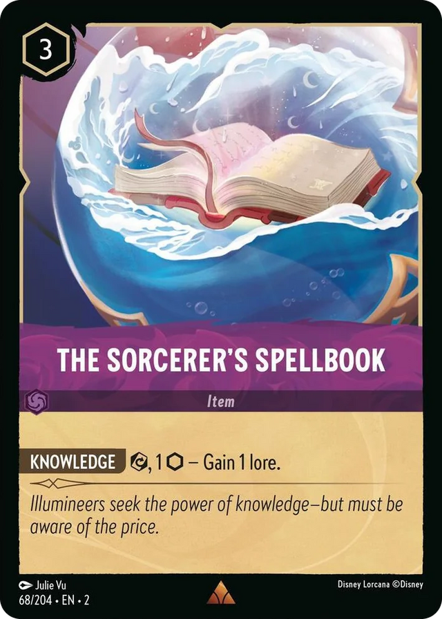 0068 The Sorcerer's Spellbook Rare Rise of the Floodborn