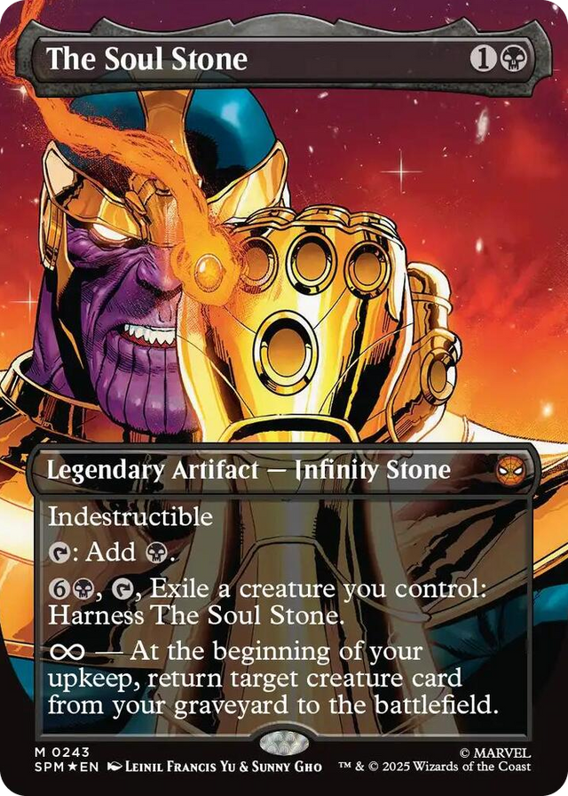 0243 The Soul Stone (Borderless) M Marvel's Spider-Man