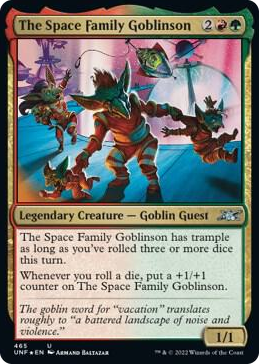 0465 The Space Family Goblinson (Galaxy Foil) U Unfinity