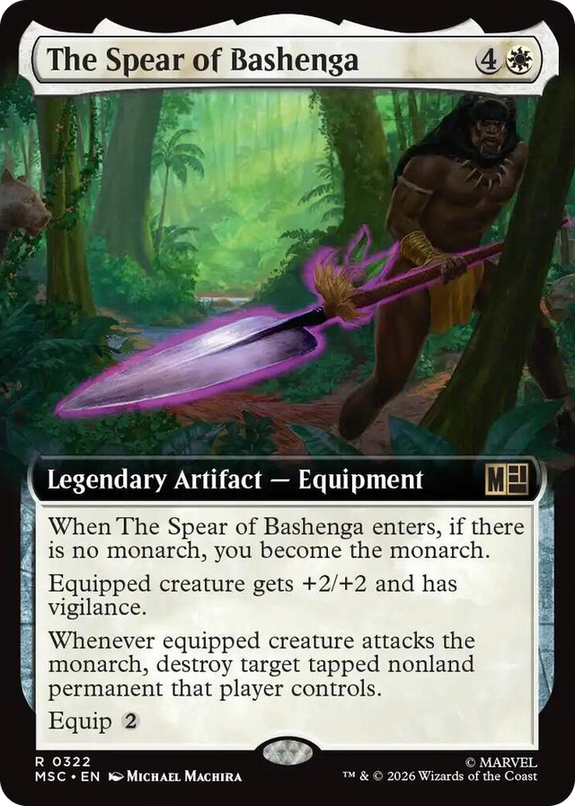 0322 The Spear of Bashenga (Extended Art) R Commander: Marvel Super Heroes