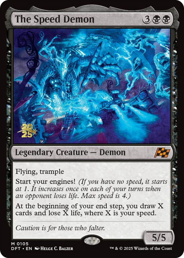 The Speed Demon #105 M - Prerelease Cards Pokemon card