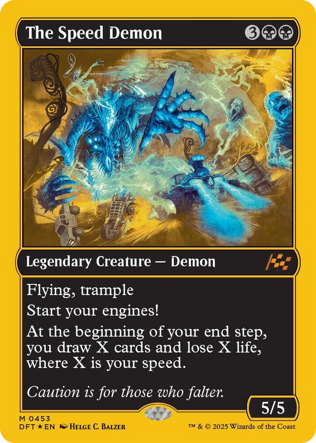 0453 The Speed Demon (First-Place Foil) M Aetherdrift