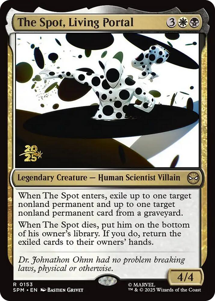 0153 The Spot, Living Portal R Prerelease Cards