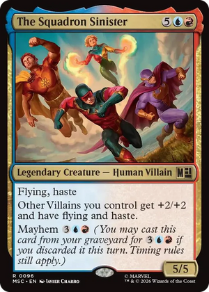 0096 The Squadron Sinister R Commander: Marvel Super Heroes