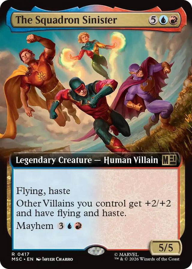 0417 The Squadron Sinister (Extended Art) R Commander: Marvel Super Heroes