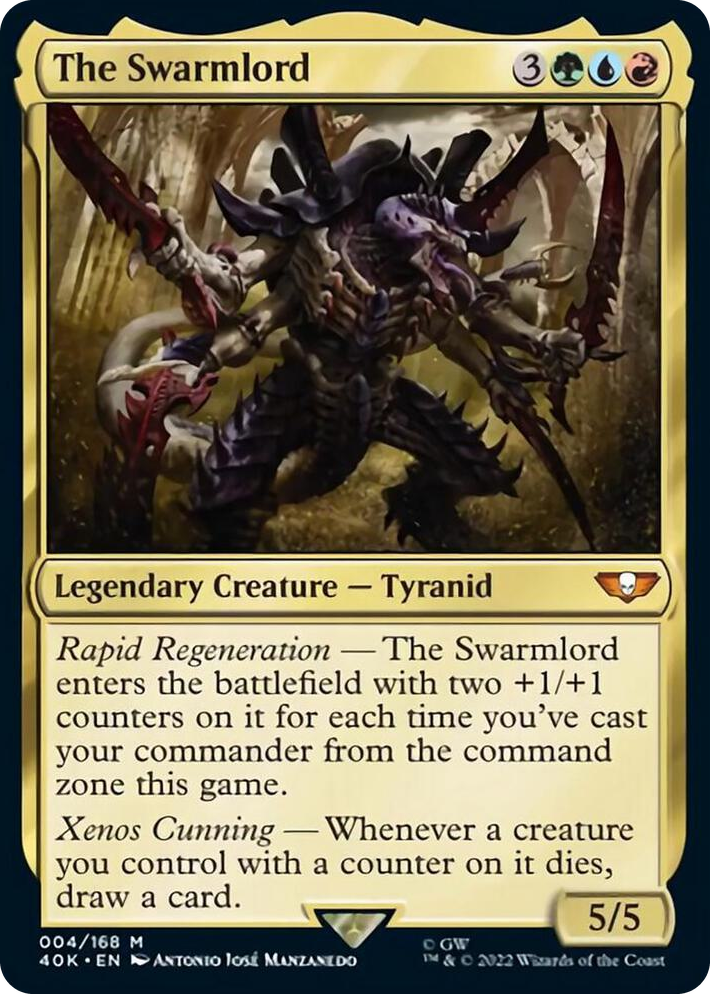 0004 The Swarmlord (Surge Foil) M Universes Beyond: Warhammer 40,000