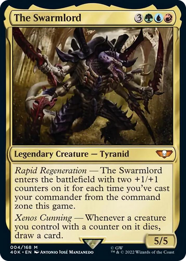 0004 The Swarmlord (Surge Foil) M Universes Beyond: Warhammer 40,000