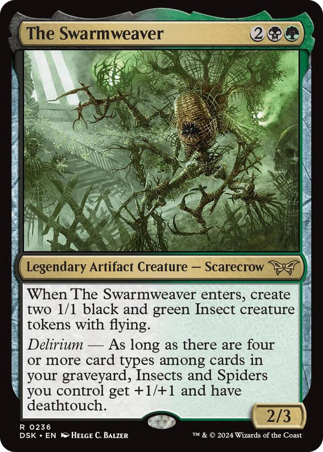 0236 The Swarmweaver (0236) R Duskmourn: House of Horror