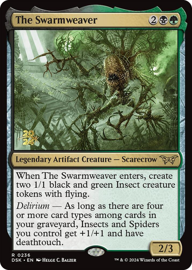 0236 The Swarmweaver (0236) R Prerelease Cards