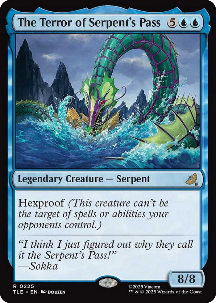 The Terror of Serpent's Pass #225 R - The Last Airbender: Eternal-Legal Pokemon card