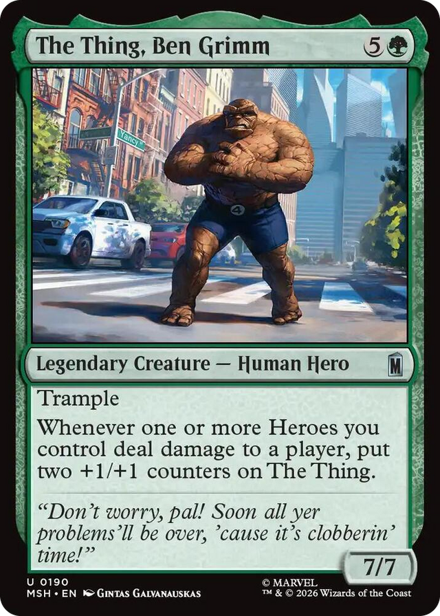 0190 The Thing, Ben Grimm U Marvel Super Heroes