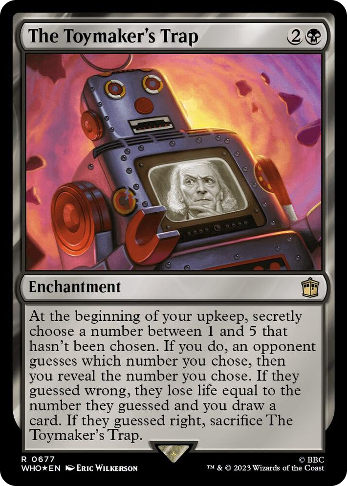 0677 The Toymaker's Trap (Surge Foil) R Universes Beyond: Doctor Who