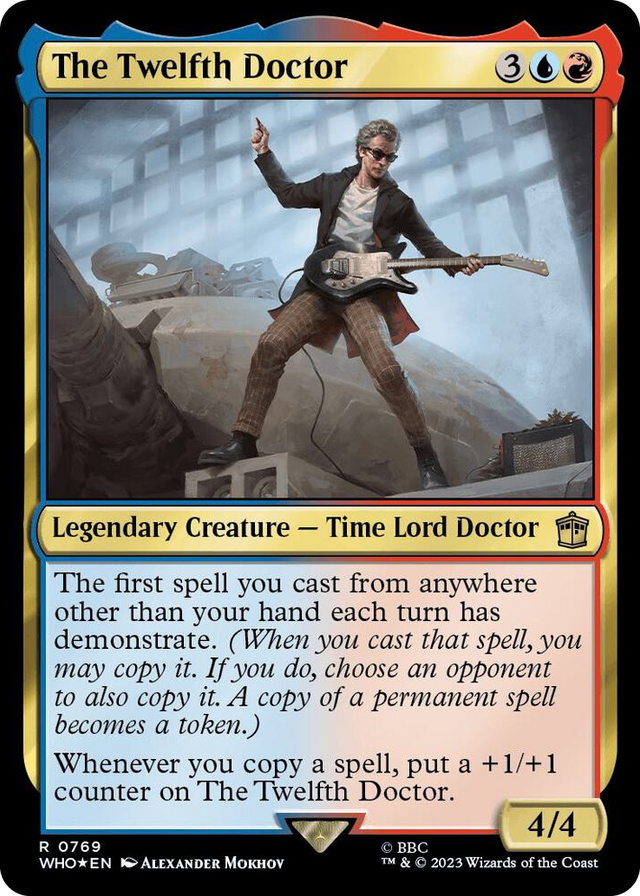 0769 The Twelfth Doctor (Surge Foil) R Universes Beyond: Doctor Who