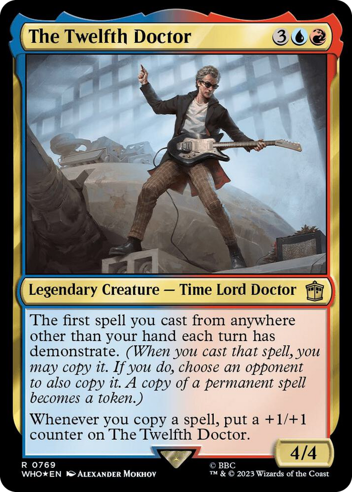The Twelfth Doctor (Surge Foil) #769 R - Universes Beyond: Doctor Who Pokemon card