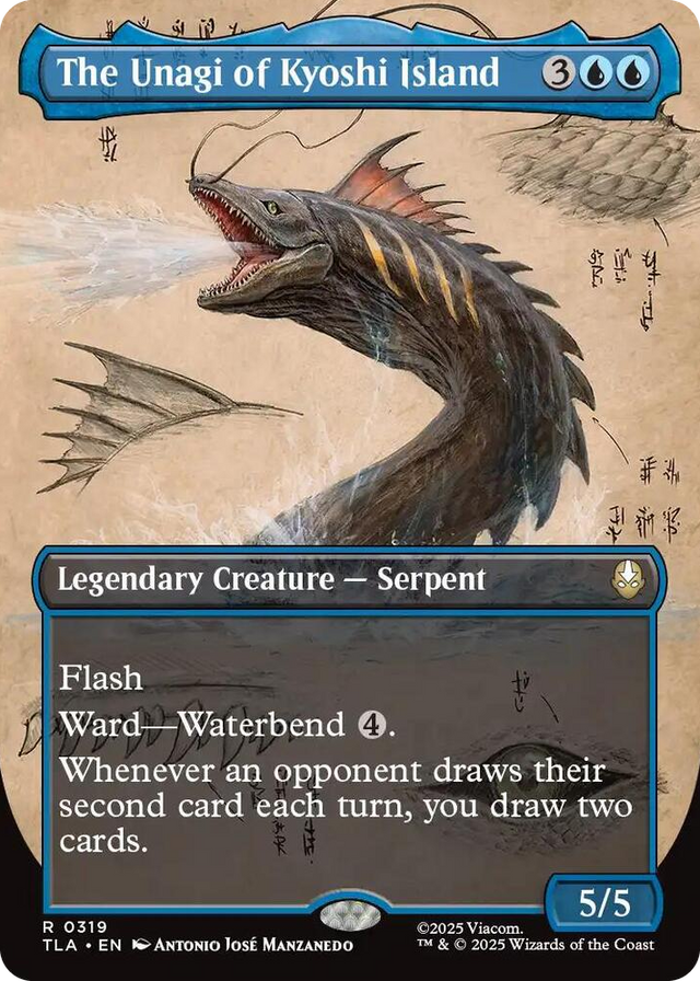 0319 The Unagi of Kyoshi Island (Borderless) R The Last Airbender