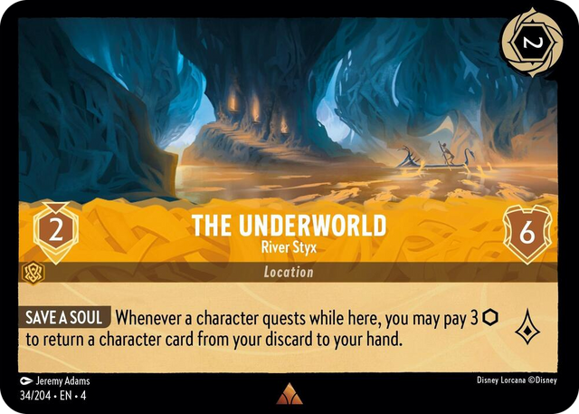0034 The Underworld - River Styx Rare Ursula's Return