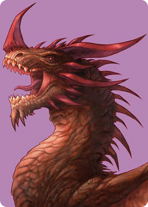 0061 The Ur-Dragon Art Card S Art Series: Commander Masters